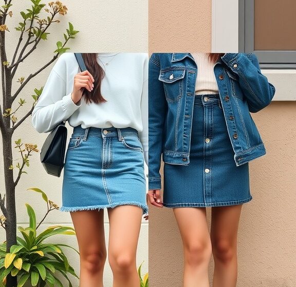 10 Stylish Ways to Rock a Denim Mini Skirt